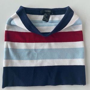 Cotton tube top in small. Forever 21. Worn once. Great condition.